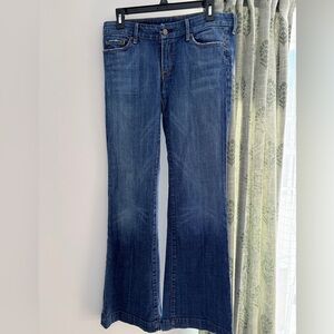 Citizens Of Humanity Deep Blue Flare Jeans